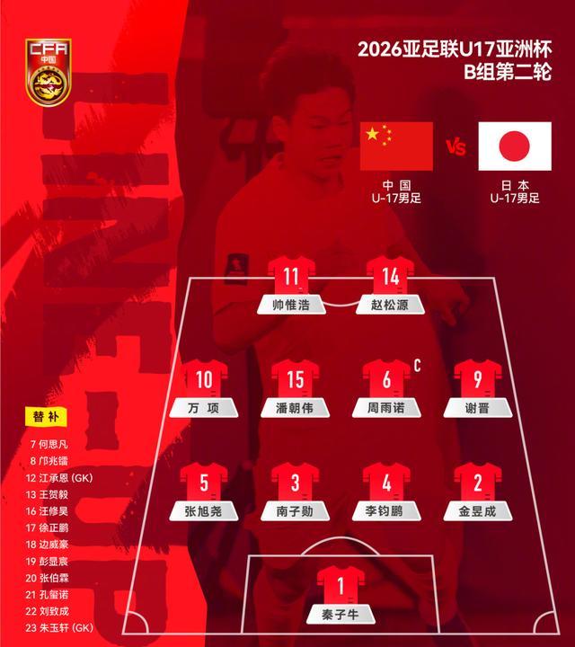 注册入口-两连败垫底！U17国足1-2不敌日本！最强09一代表现尴尬或小组出局